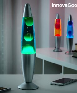 Лава лампа InnovaGoods - Червена, Зелена или Синя 25W
