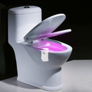 Лед осветление за тоалетна чиния със сензор