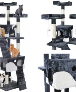 Голяма катерушка за котки, домашно дърво за игра