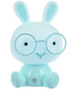 Детска нощна лампа, Синьо Зайче с очила