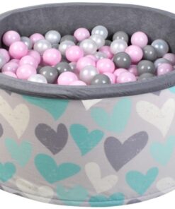 Детски басейн с топки в различни цветове