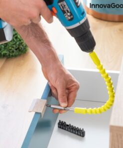 Мека връзка за електрическа отвертка + накрайници InnovaGoods