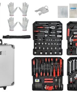 Преносим куфар с инструменти от алуминий