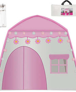 Розова палатка за деца къща за игра
