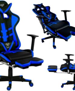 Светещ стол за геймъри с възглавници