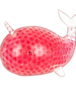 Антистрес играчка - гумен кит в розово