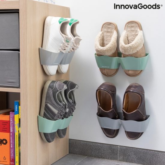 Вертикални поставки за обувки, самозалепящи InnovaGoods