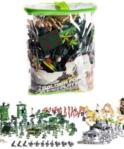 Военни играчки - голям сет с войници и сгради