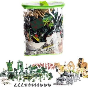Военни играчки - голям сет с войници и сгради