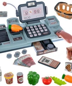 Детски касов апарат с аксесоари за магазин