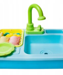 Детски комплект с мивка и съдове за детска кухня