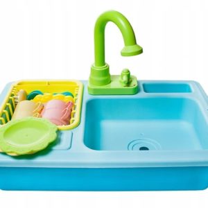 Детски комплект с мивка и съдове за детска кухня