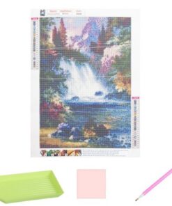 Диамантена мозайка-гоблен - Водопад