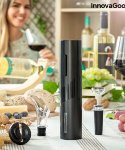 Електрически тирбушон с аксесоари за вино InnovaGoods