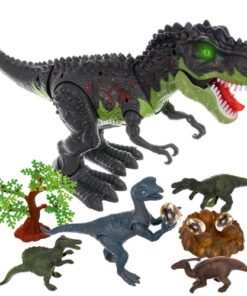 Играчка тиранозавър Рекс с гнездо и светлинни ефекти