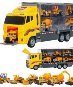 Комплект камион ТИР с още 6 колички за игра