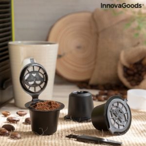 Комплект капсули за кафе за многократна употреба InnovaGoods