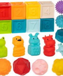 Комплект сензорни играчки, разноцветни