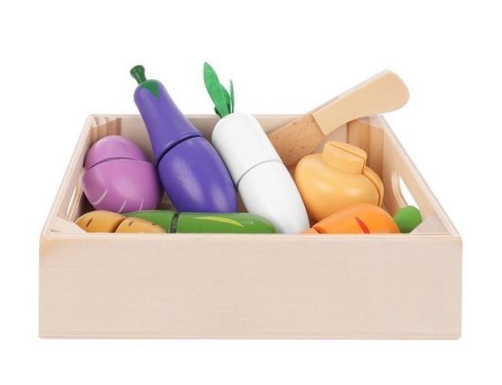 Кухненски играчки за детска кухня - зеленчуци с табла
