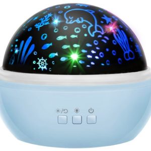 Нощна детска лампа с проектор Подводен свят