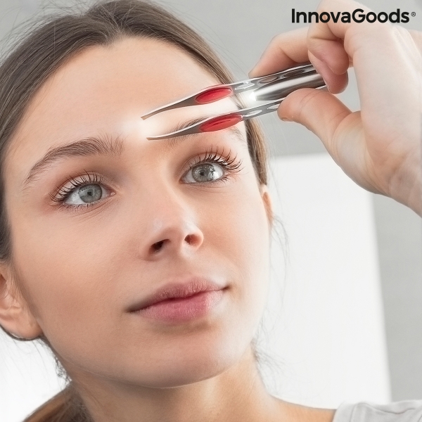 Пинсети за лице с лазер Led InnovaGoods 1 Пинсети за лице с лазер Led InnovaGoods