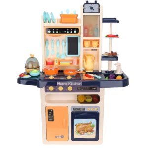 Пластмасова детска кухня за игра с аксесоари