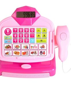 Розов касов апарат - детска играчка