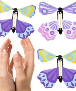 Цветни летящи пеперуди - детска играчка, сет от 3бр.