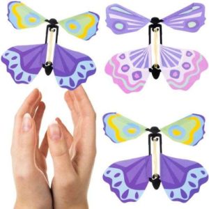Цветни летящи пеперуди - детска играчка, сет от 3бр.