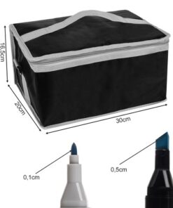 Цветни маркери голям комплект с калъф