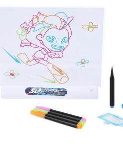 3D Комплект за рисуване с очила - детска играчка