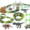 Автомобилна писта с динозаври - детска играчка