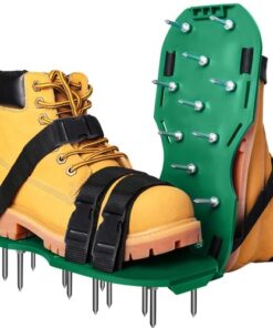 Аератор за морава с ленти за градински обувки