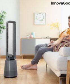 Вентилатор без перки с дистанционно InnovaGoods