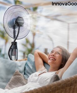 Вентилатор на стойка с пулверизатор InnovaGoods