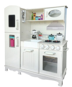 Голяма детска дървена кухня - играчки за деца