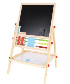 Двустранна дъска за рисуване с маркер или тебешир