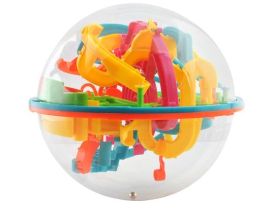 Детска играчка сфера с триизмерен лабиринт