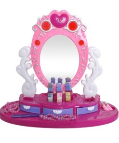 Детска тоалетка за момичета в розов цвят