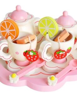 Детски дървен комлект за чаено парти