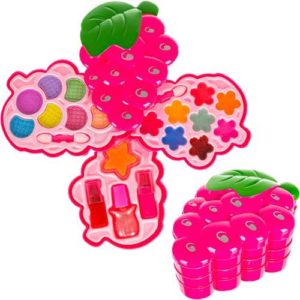 Детски комплект за гримиране в розов цвят