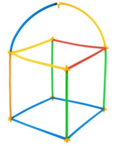 Детски конструктор от цветни сламки