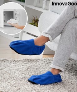 Домашни сини термо чехли-топлинки InnovaGoods