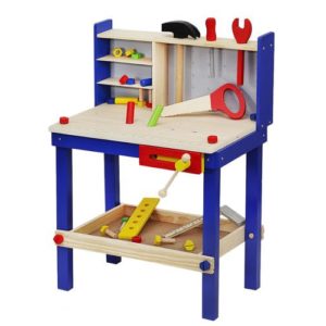 Дървен детски сет с инструменти - играчки за деца