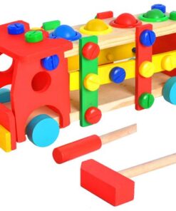 Дървено детско камионче - детска играчка