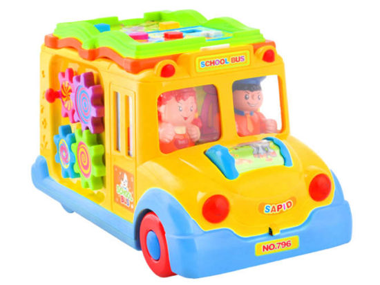 Интерактивен автобус музикална играчка за деца