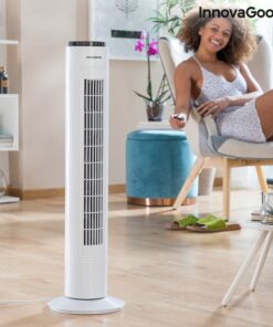Компактен вентилатор с дистанционно InnovaGoods