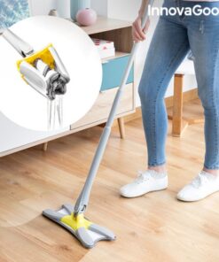 Компактен моп с микрофибър за сухо и мокро почистване InnovaGoods