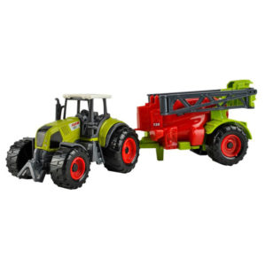 Комплект трактори и фермерски машини - детски играчки