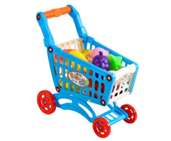 Мини количка за пазаруване - детска играчка